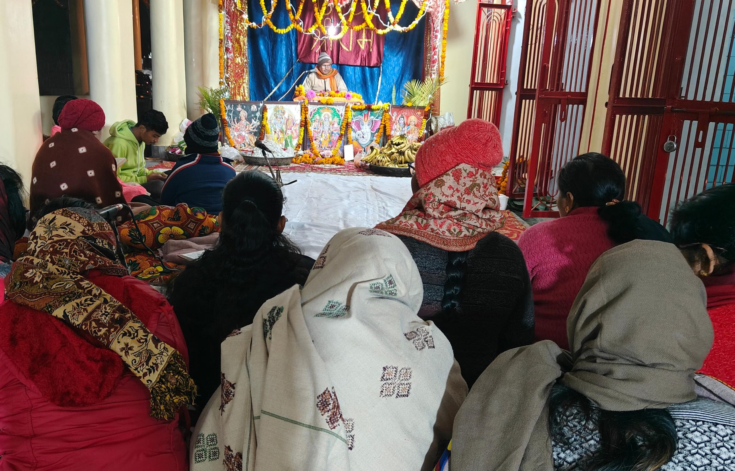 शांतिपुरी न02 मनसा देवी मंदिर मे अखंड रामायण का पाठ शुरु