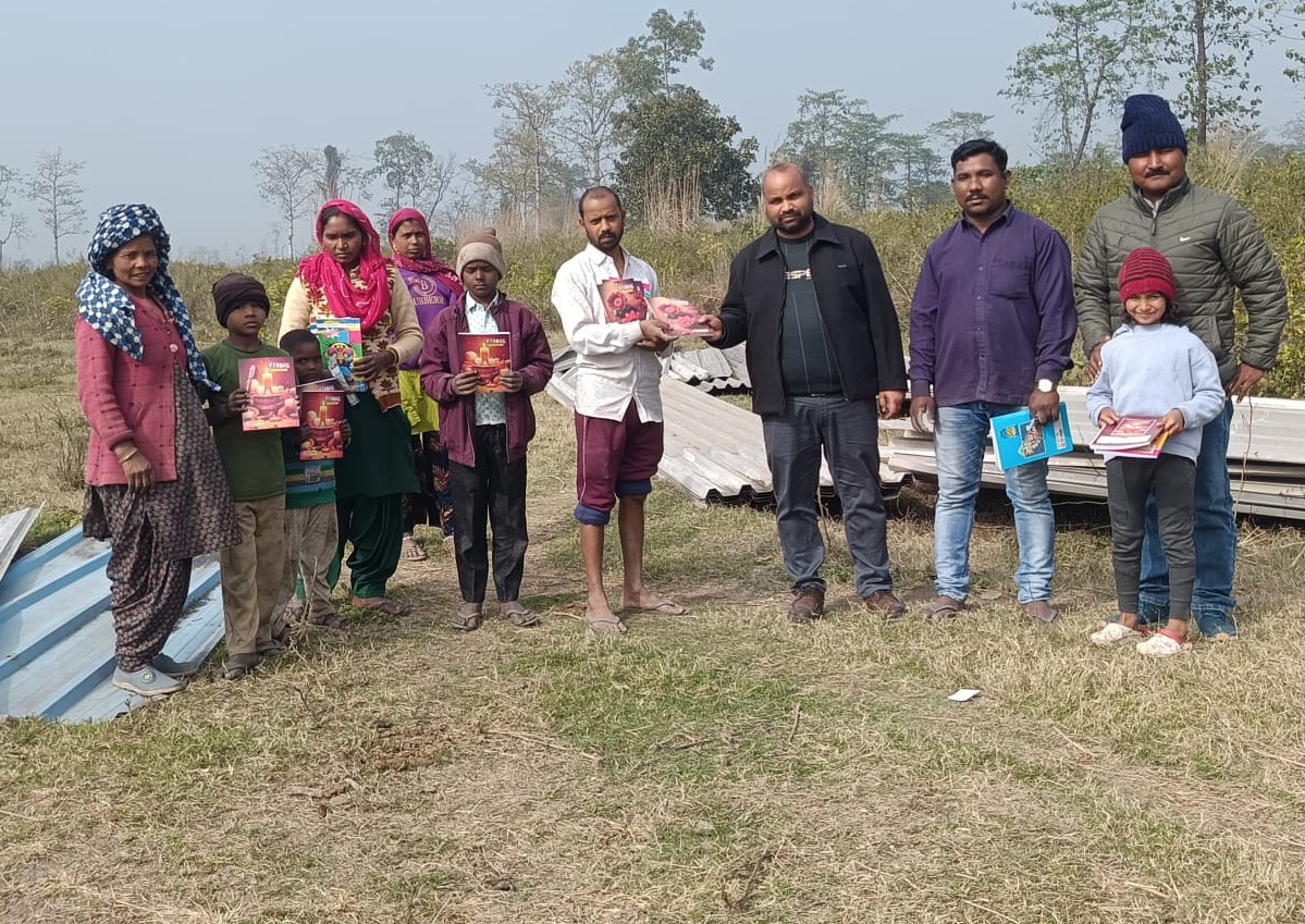 जिपंस प्रेम आर्या ने कि सेंचुरी मिल के माध्यम से 6 मजदूरों के आशियाना बनाने में मदद