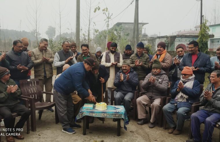 शांतिपुरी में धूमधाम से मनाया विधायक बेहड़ का जन्मदिन