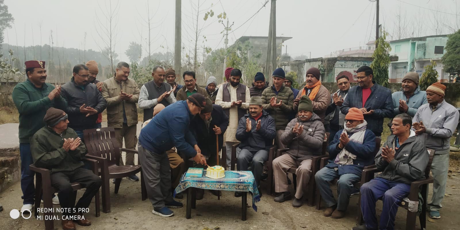 शांतिपुरी में धूमधाम से मनाया विधायक बेहड़ का जन्मदिन