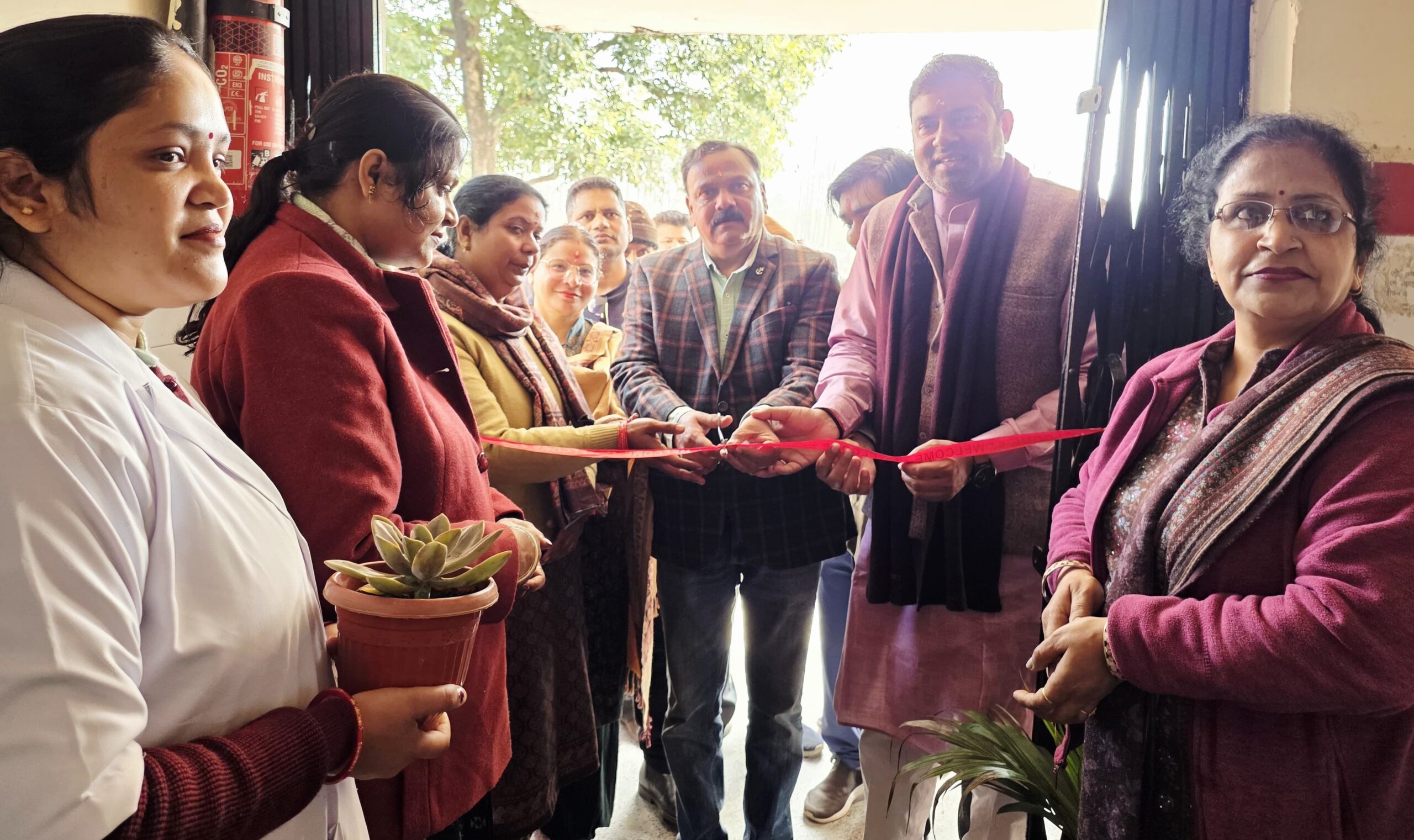 मरीजों के लिये लाभकारी रहा शांतिपुरी में स्वास्थ्य शिविर 